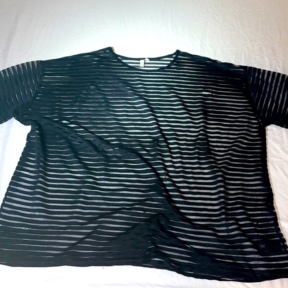 Torrid plus size poolside cover up. Black. 22.